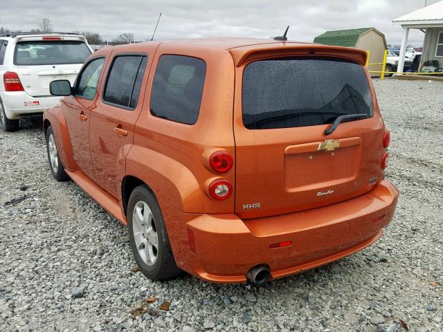 3GNDA63X08S626346 - 2008 CHEVROLET HHR SS ORANGE photo 3