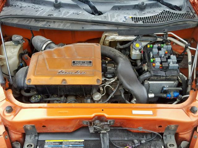 3GNDA63X08S626346 - 2008 CHEVROLET HHR SS ORANGE photo 7