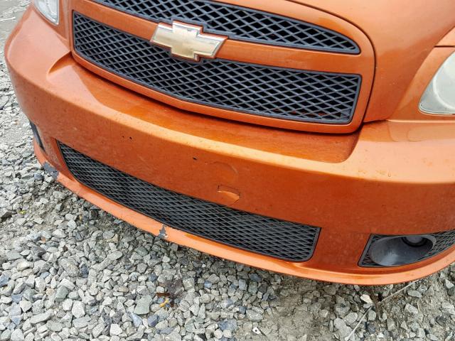 3GNDA63X08S626346 - 2008 CHEVROLET HHR SS ORANGE photo 9