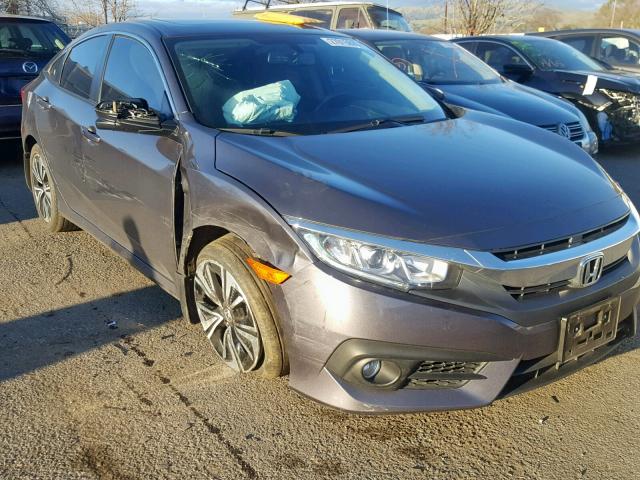 2HGFC1F79GH653266 - 2016 HONDA CIVIC EXL GRAY photo 1