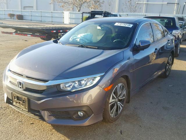 2HGFC1F79GH653266 - 2016 HONDA CIVIC EXL GRAY photo 2