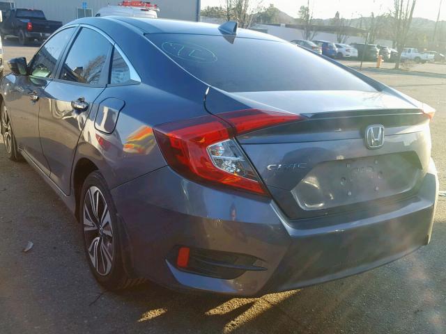 2HGFC1F79GH653266 - 2016 HONDA CIVIC EXL GRAY photo 3