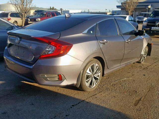 2HGFC1F79GH653266 - 2016 HONDA CIVIC EXL GRAY photo 4