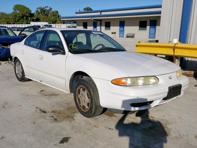 1G3NL52F73C295421 - 2003 OLDSMOBILE ALERO GL WHITE photo 1