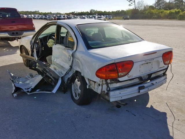 1G3NL52F73C295421 - 2003 OLDSMOBILE ALERO GL WHITE photo 3