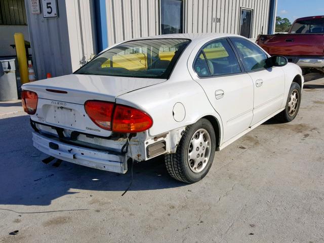 1G3NL52F73C295421 - 2003 OLDSMOBILE ALERO GL WHITE photo 4