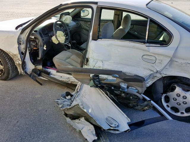 1G3NL52F73C295421 - 2003 OLDSMOBILE ALERO GL WHITE photo 9