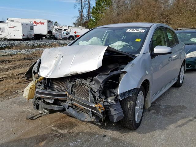 3N1AB6AP3AL667276 - 2010 NISSAN SENTRA 2.0 WHITE photo 2