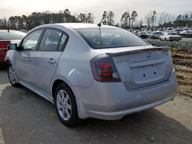 3N1AB6AP3AL667276 - 2010 NISSAN SENTRA 2.0 WHITE photo 3