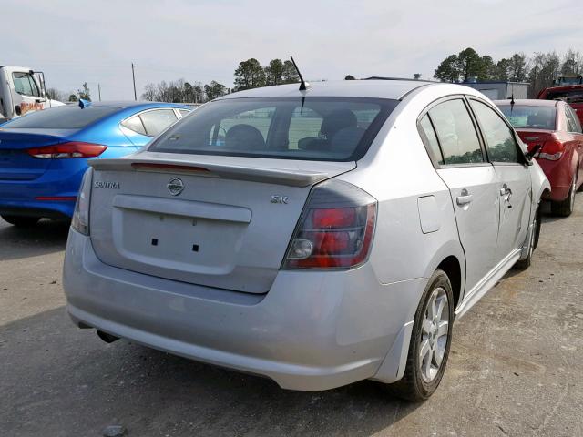 3N1AB6AP3AL667276 - 2010 NISSAN SENTRA 2.0 WHITE photo 4