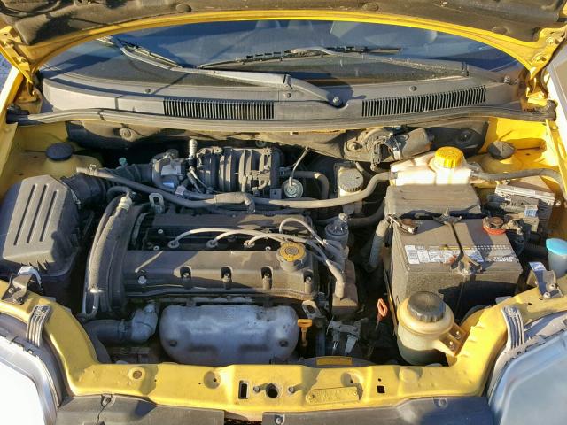 KL1TD66686B676328 - 2006 CHEVROLET AVEO BASE ყვითელი ფოტო 7