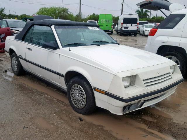 1G1AD67P1D7192937 - 1983 CHEVROLET CAVALIER C WHITE photo 1