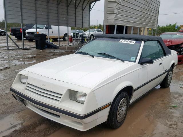 1G1AD67P1D7192937 - 1983 CHEVROLET CAVALIER C WHITE photo 2