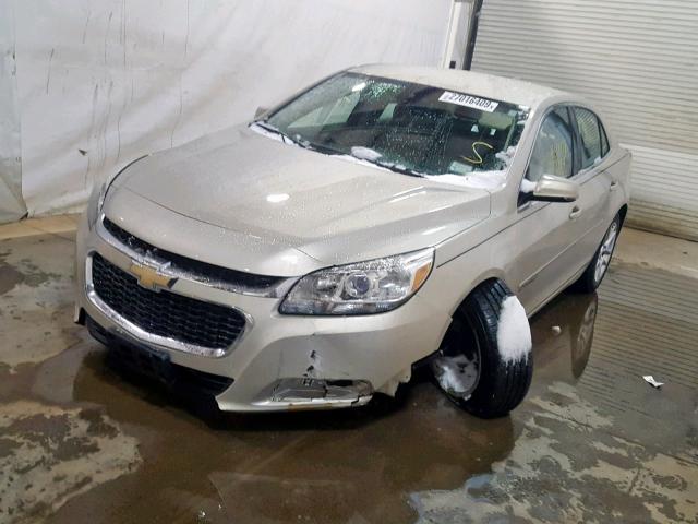 1G11C5SL2FF101670 - 2015 CHEVROLET MALIBU 1LT ოქროსფერი ფოტო 2