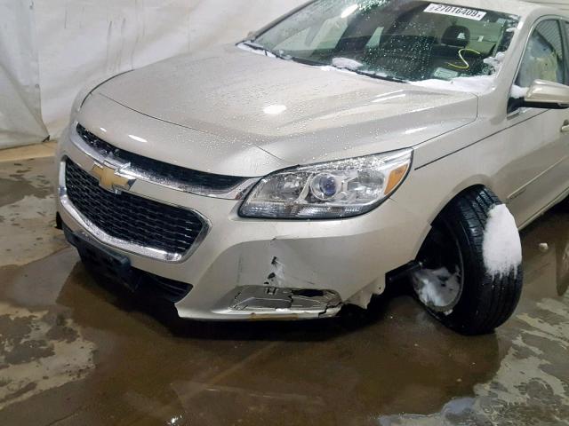 1G11C5SL2FF101670 - 2015 CHEVROLET MALIBU 1LT ოქროსფერი ფოტო 9
