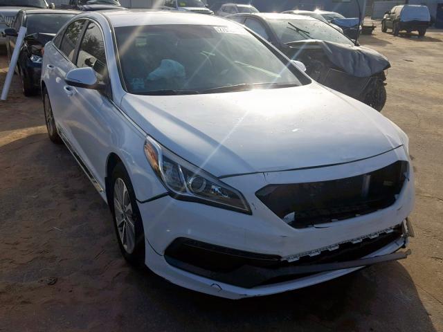 5NPE34AF4FH070619 - 2015 HYUNDAI SONATA SPO WHITE photo 1