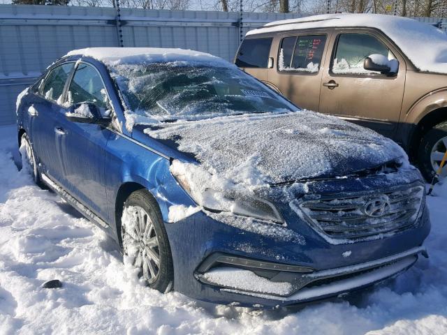 5NPE34AF6HH547540 - 2017 HYUNDAI SONATA SPO BLUE photo 1