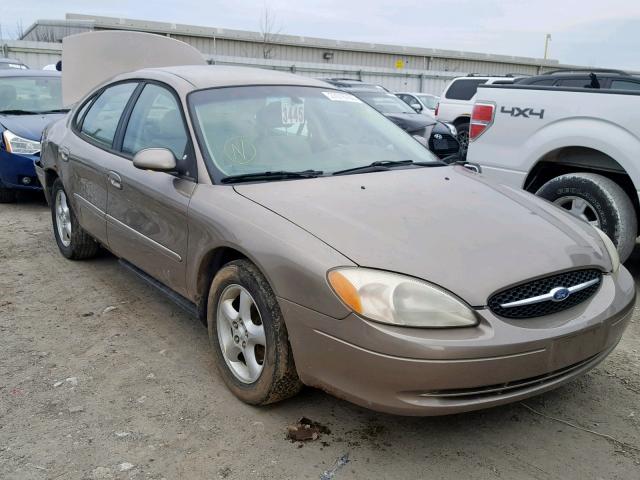 1FAFP55U62G110856 - 2002 FORD TAURUS SES TAN photo 1