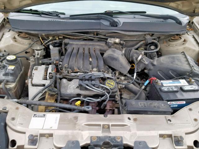 1FAFP55U62G110856 - 2002 FORD TAURUS SES TAN photo 7