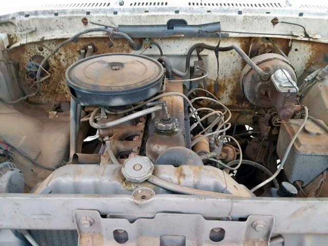 F25BNV41676 - 1975 FORD F 250 WHITE photo 7