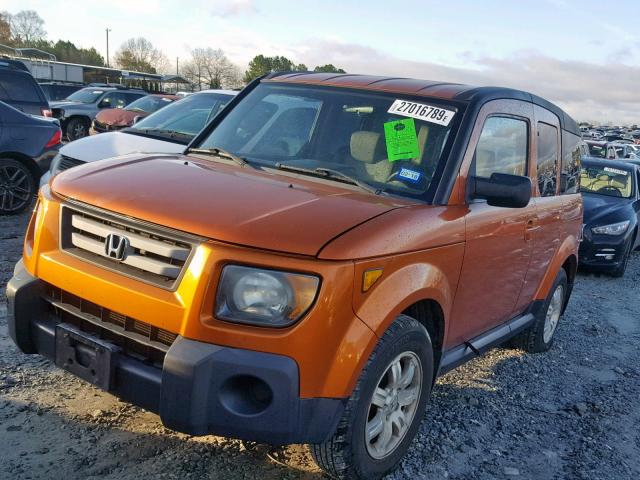 5J6YH18797L006482 - 2007 HONDA ELEMENT EX ORANGE photo 2