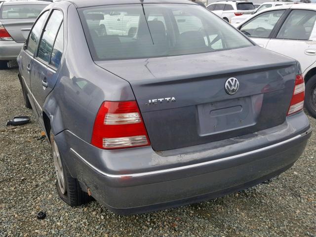 3VWRA69M45M079008 - 2005 VOLKSWAGEN JETTA GL GRAY photo 3