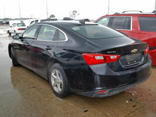 1G1ZC5ST7GF208332 - 2016 CHEVROLET MALIBU LS BLACK photo 3