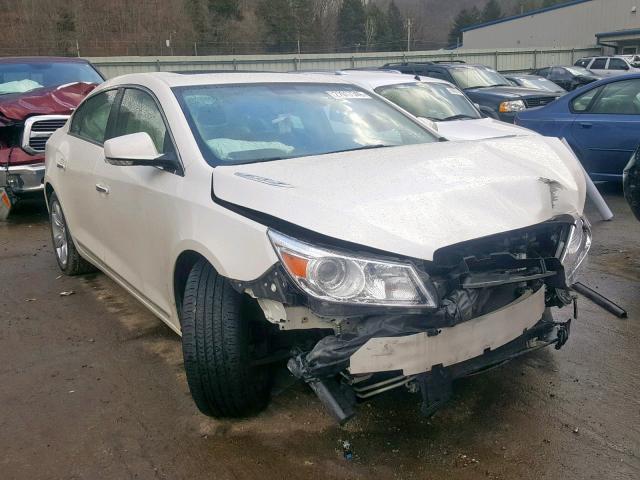 1G4GC5EG6AF155378 - 2010 BUICK LACROSSE C WHITE photo 1