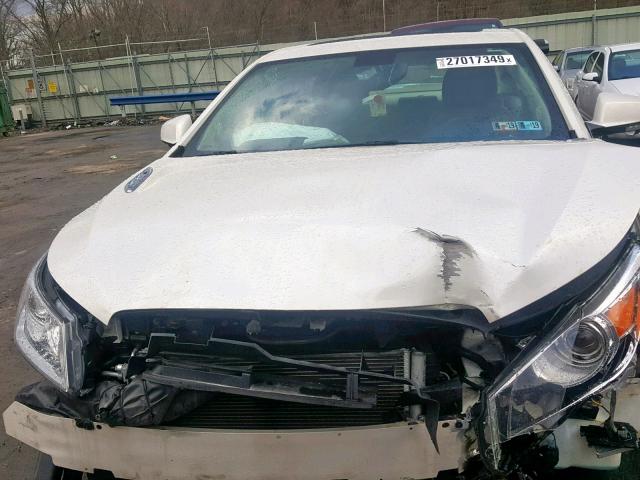 1G4GC5EG6AF155378 - 2010 BUICK LACROSSE C WHITE photo 7