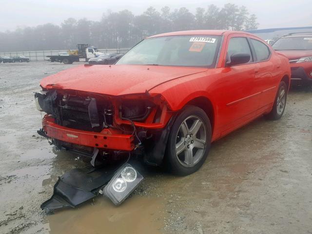 2B3KA33G28H108595 - 2008 DODGE CHARGER SX RED photo 2