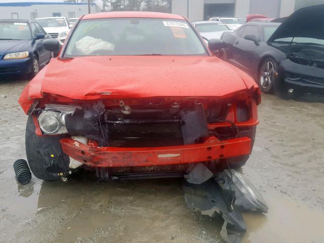 2B3KA33G28H108595 - 2008 DODGE CHARGER SX RED photo 9