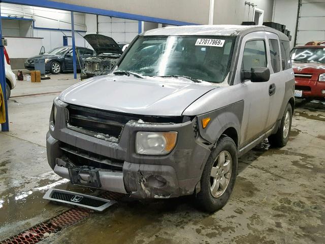 5J6YH28553L045245 - 2003 HONDA ELEMENT EX GRAY photo 2