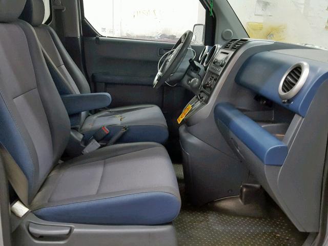 5J6YH28553L045245 - 2003 HONDA ELEMENT EX GRAY photo 5