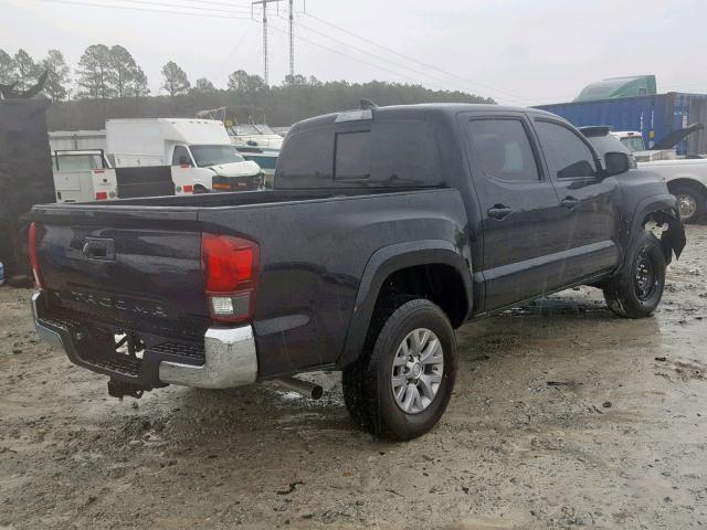 3TMAZ5CN1JM064903 - 2018 TOYOTA TACOMA DOU BLACK photo 4