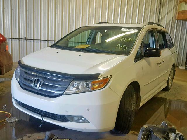 5FNRL5H95BB501775 - 2011 HONDA ODYSSEY TO WHITE photo 2