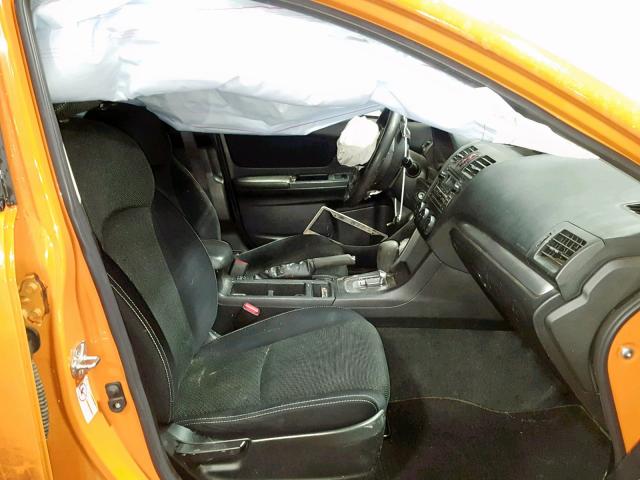 JF2GPACC9E8231298 - 2014 SUBARU XV CROSSTR ORANGE photo 5