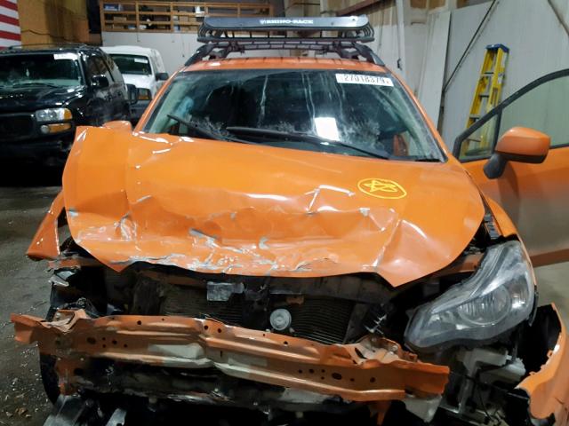 JF2GPACC9E8231298 - 2014 SUBARU XV CROSSTR ORANGE photo 7