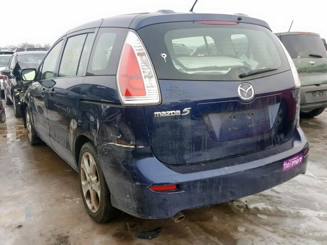 JM1CR293880324174 - 2008 MAZDA 5 BLUE photo 3