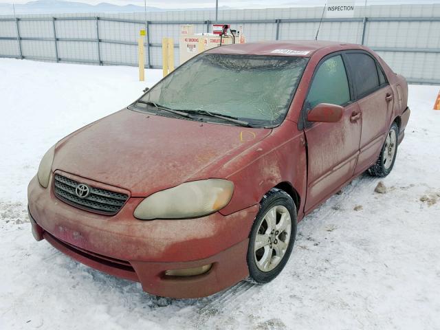 2T1BY32E56C551082 - 2006 TOYOTA COROLLA XR 栗色 照片 2