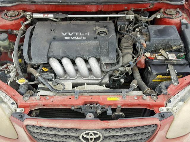 2T1BY32E56C551082 - 2006 TOYOTA COROLLA XR 栗色 照片 7