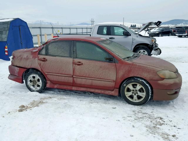 2T1BY32E56C551082 - 2006 TOYOTA COROLLA XR 栗色 照片 9