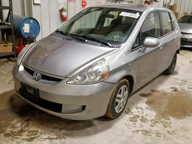 JHMGD38497S025200 - 2007 HONDA FIT GRAY photo 2