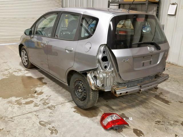 JHMGD38497S025200 - 2007 HONDA FIT GRAY photo 3