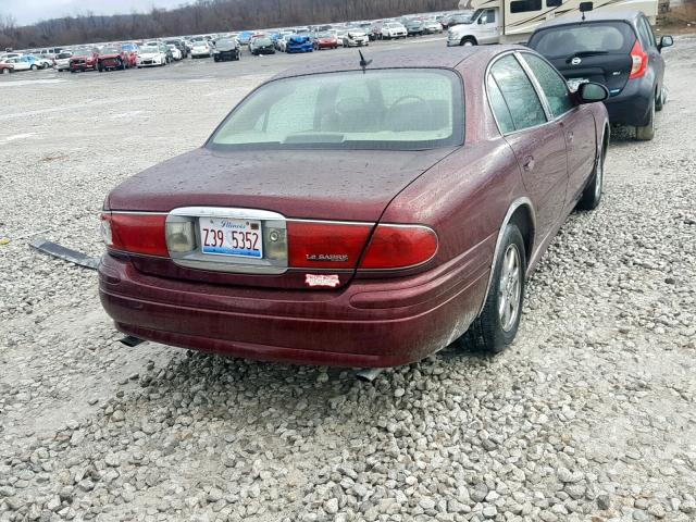 1G4HP52K15U249817 - 2005 BUICK LESABRE CU MAROON photo 4