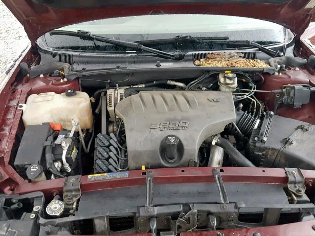 1G4HP52K15U249817 - 2005 BUICK LESABRE CU MAROON photo 7