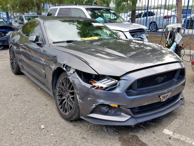 1FA6P8CF4F5325935 - 2015 FORD MUSTANG GT CHARCOAL photo 1