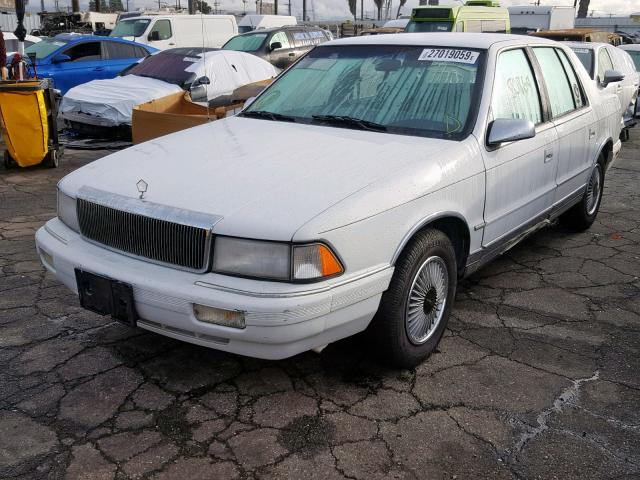 3C3XA46K2NT218726 - 1992 CHRYSLER LEBARON A- WHITE photo 2