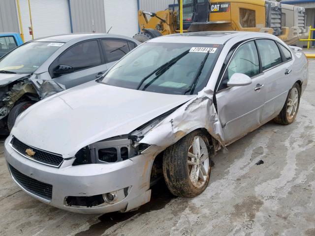 2G1WC5E32D1116966 - 2013 CHEVROLET IMPALA LTZ SILVER photo 2