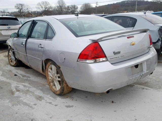 2G1WC5E32D1116966 - 2013 CHEVROLET IMPALA LTZ SILVER photo 3