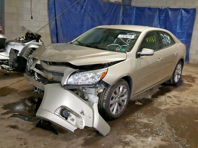 1G11E5SA0DF198390 - 2013 CHEVROLET MALIBU 2LT TAN photo 2